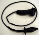 latex enema plug with sheath