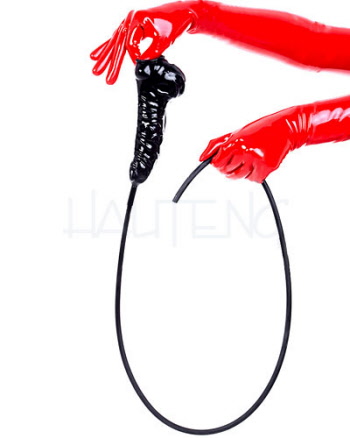 latex anatomical penis sheath with piss tube