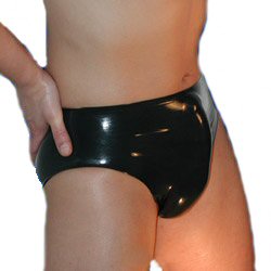 latex pouch pants