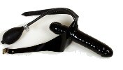 latex headstrap gag