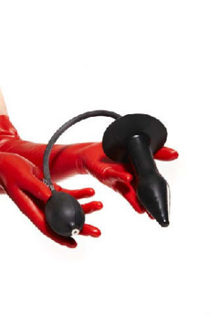 inflatable latex butt plug