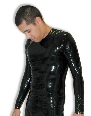 latex long sleeved tee shirt