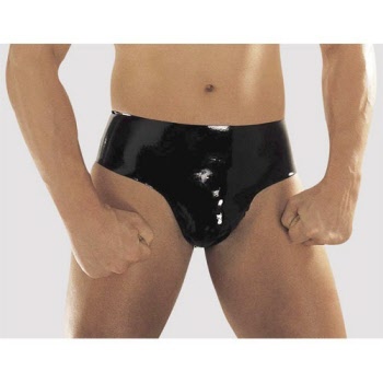 latex pouch pants